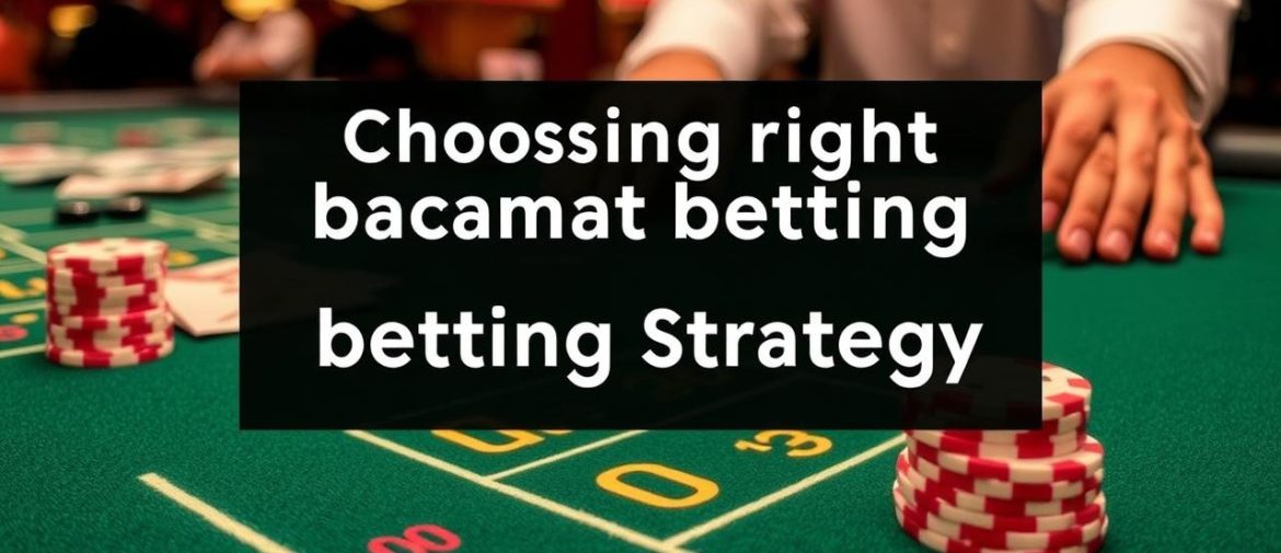 如何選擇適合自己的百家樂下注策略