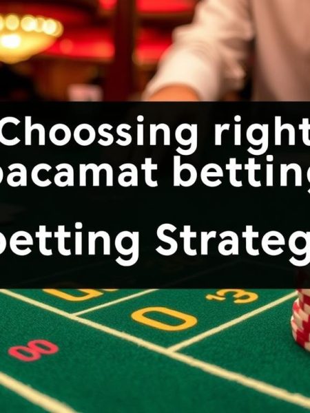 如何選擇適合自己的百家樂下注策略