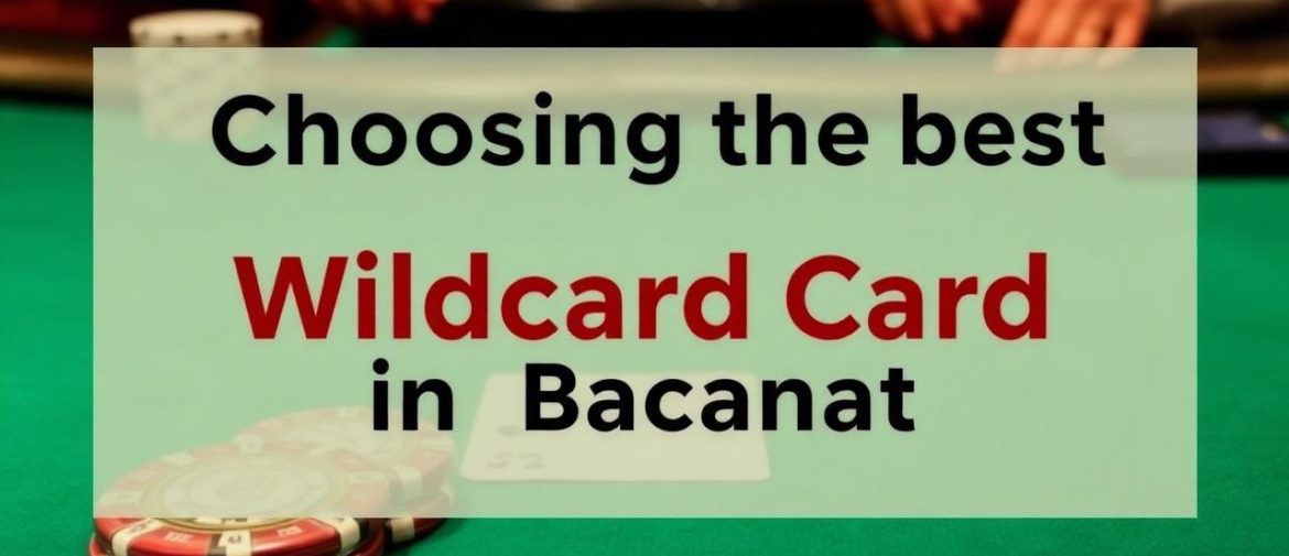 如何在百家樂遊戲中選擇最佳百搭牌？